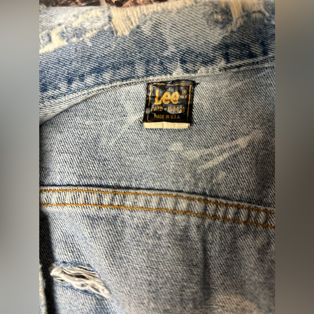 Lee Vintage Denim Custom Vest L/Xl 1970’s - image 4